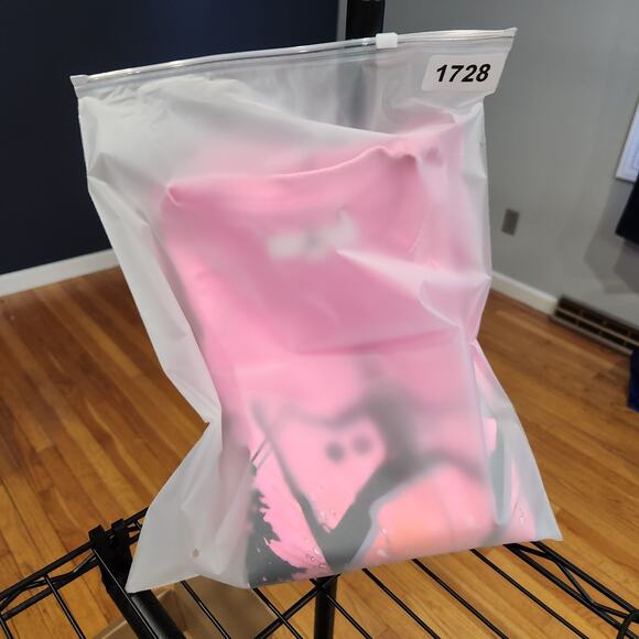 VTG 90s Jordache Women XS Pink Skiing Air USA Made Single Stitch Graphic T Shirt - Picture 10 of 10